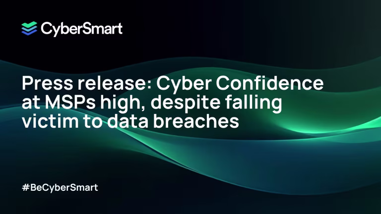 Press release: Cyber Confidence at MSPs high, despite falling victim to data breaches